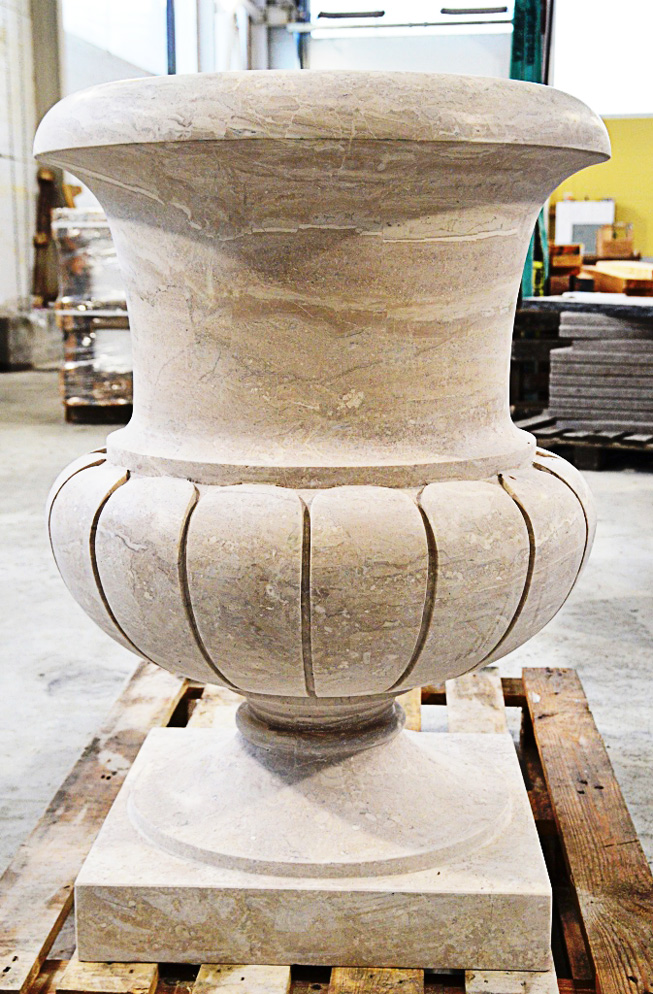 Делаем 11 прекрасных ваз из мрамора Breccia Sardo
