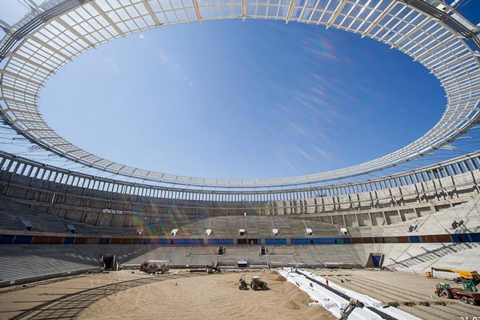 Строительство грандиозного стадиона для футбольного клуба «Краснодар»